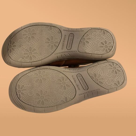 Baretraps Posture Shoes Brown Mary Janes Size 8M Jennings Hook Loop Straps - Picture 7 of 12